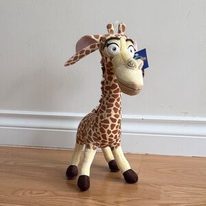 Charming Giraffe Stuffed Animal - Brown and Cream